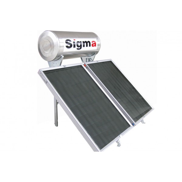 Ηλιακός θερμοσίφωνας Sigma ST 150/2.5  150lt glass με 1 επιλεκτικό συλλέκτη 2,50m² διπλής ενεργείας